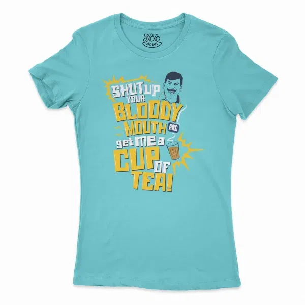 Shut Up Your Bloody Mouth Women'S T-Shirt In Solid Cancun Color
