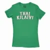 Thai Kilaivi Women's T-Shirt in Solid Kelly Green Color