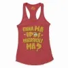 Enna Ma Ipdi Panarengale Ma Women's Racerback Tank in Solid Red Color