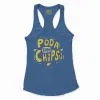 Poda En Chipsu Women's Racerback Tank in Solid Royal Color