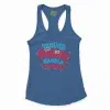 Innuma Indha Ooru Namala Nambudhu Women's Racerback Tank in Solid Royal Color