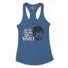 Ketta Payyan Sir Indha Kaali Women's Racerback Tank in Solid Royal Color