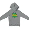 Evalo Distarpance You Raascal Unisex Youth Hoodie in Sport Grey Color