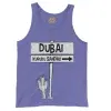 Dubai Kuruku Sandhu Men/Unisex Tank Top in Violet Color